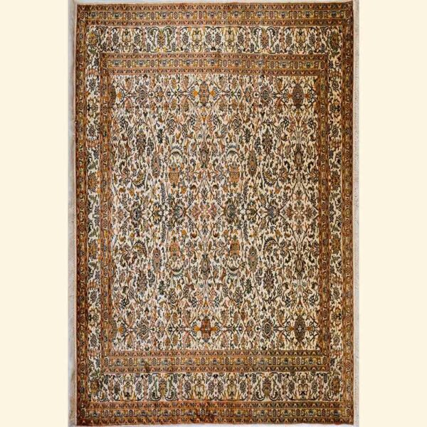 Floral Kashmiri Silk Carpet