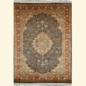 Kashmiri Silk Maqbool Kashan Carpet
