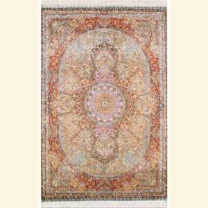 Star of Kashmir Silk Carpet
