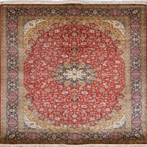 Kashmiri Silk Kashan Design Carpet