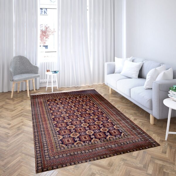Tribal Design Wool on Wool Carpet - Image 2