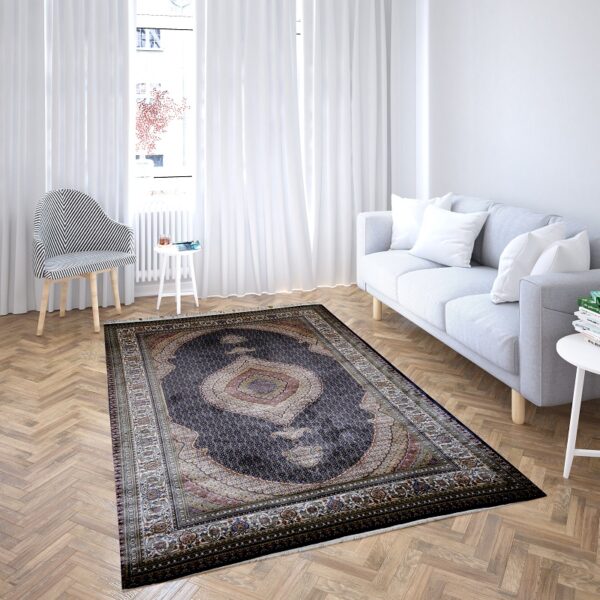 Zamanshah Design Kashmiri Carpet - Image 2