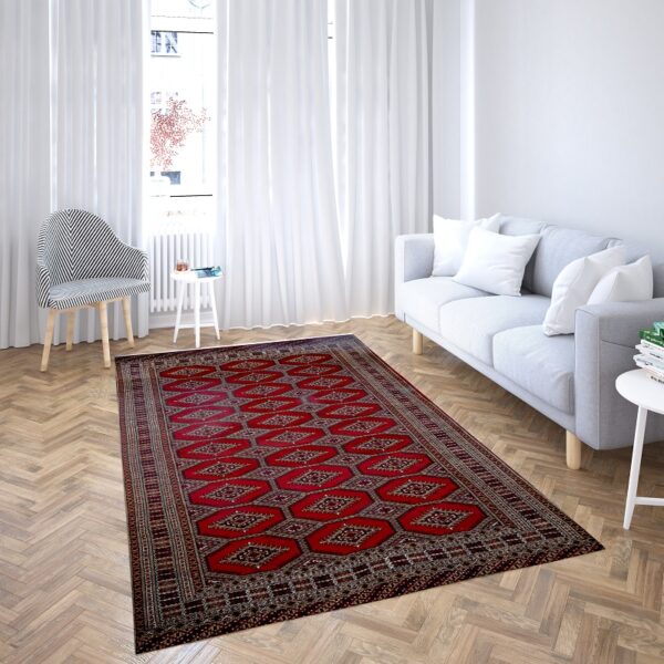 Bukhara Design Wool Carpet - Image 2