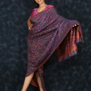 Fox Wool Kashmiri Pashmina Kanni Work Shawl