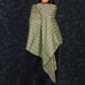 Multi-Stripes Hand woven Authentic Pure Pashmina