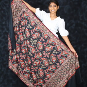 All over embroidered Kashmiri Nalki Shawl