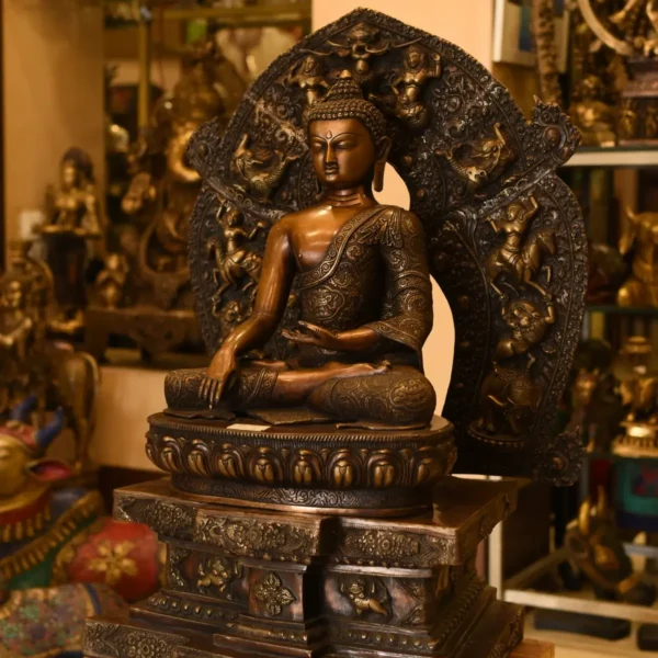 Sitting Buddha Statue - Image 3