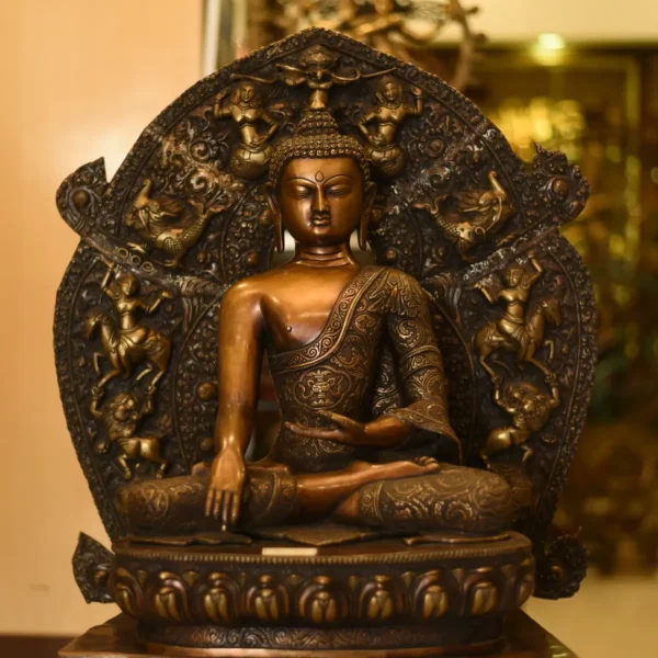 Sitting Buddha Statue - Image 2